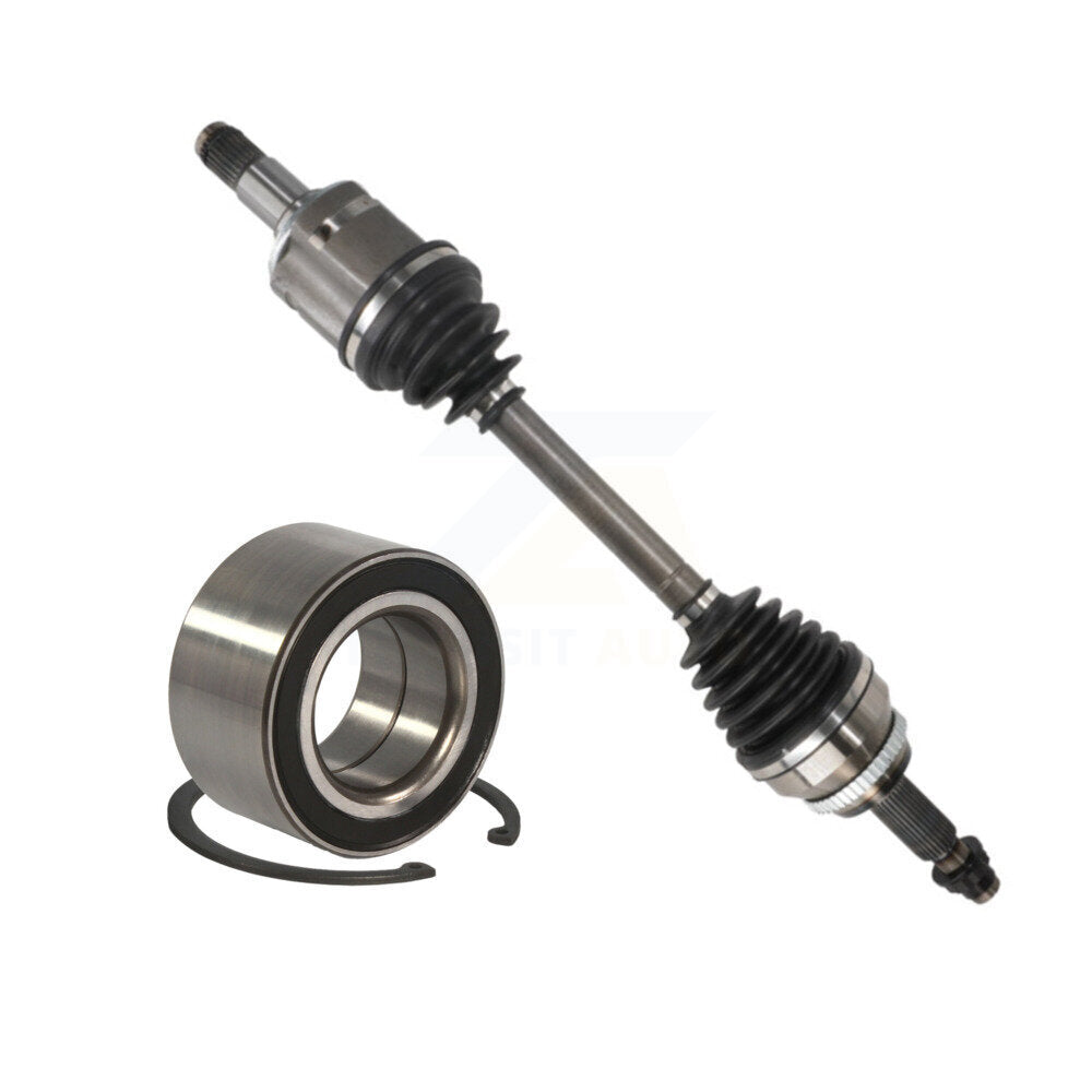 Kugel Front Left (Driver Side) CV Axle Drive Shaft] Complete Assembly And Wheel Bearing Kit For 2005-2007 Toyota Avalon FWD with 3.5L GAS engine Automatic transmission KN7-101011