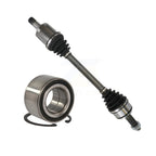 Kugel Front Left (Driver Side) CV Axle Drive Shaft] Complete Assembly And Wheel Bearing Kit For Honda Civic KN7-101016