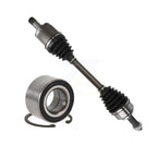 Kugel Front Left (Driver Side) CV Axle Drive Shaft] Complete Assembly And Wheel Bearing Kit For Honda Civic KN7-101019