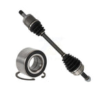 Kugel Front Left (Driver Side) CV Axle Drive Shaft] Complete Assembly And Wheel Bearing Kit For 2004-2008 Acura TSX 2.4L Primary Design KN7-101021