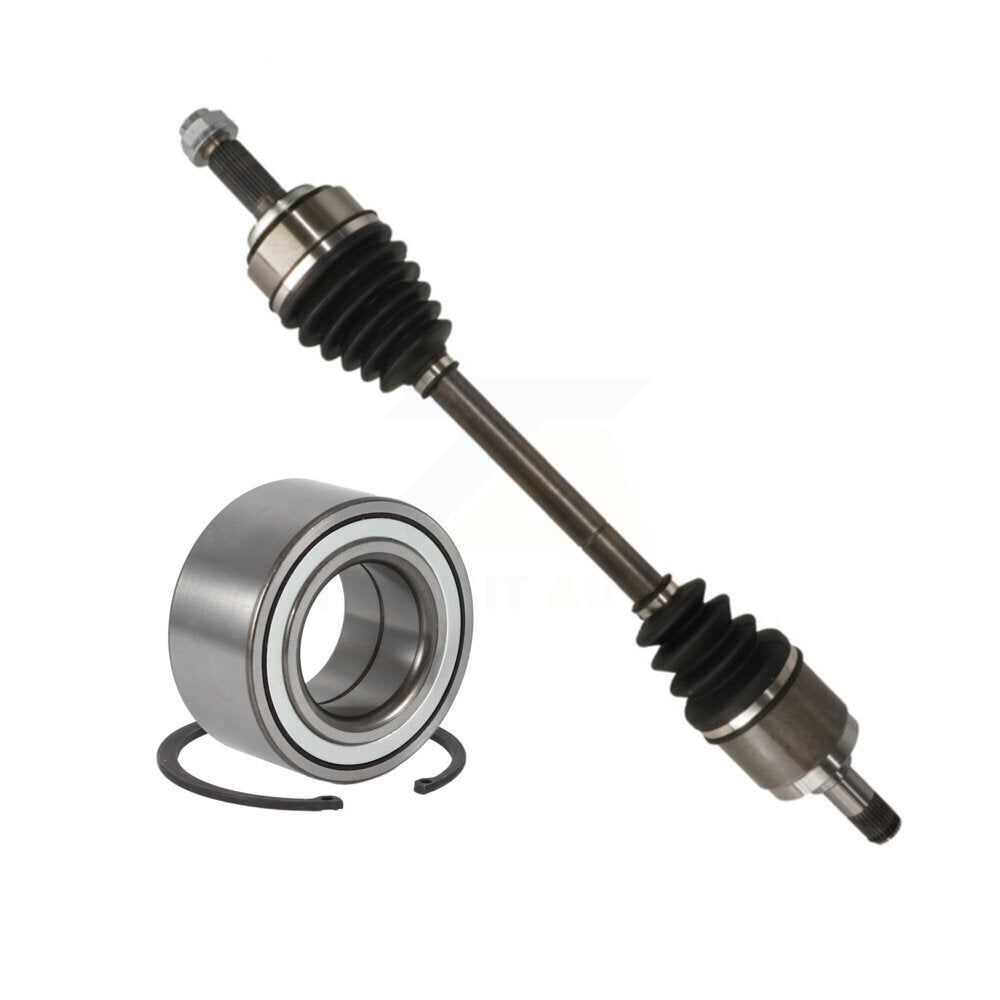 Kugel Front Left (Driver Side) CV Axle Drive Shaft] Complete Assembly And Wheel Bearing Kit For Honda Element KN7-101023