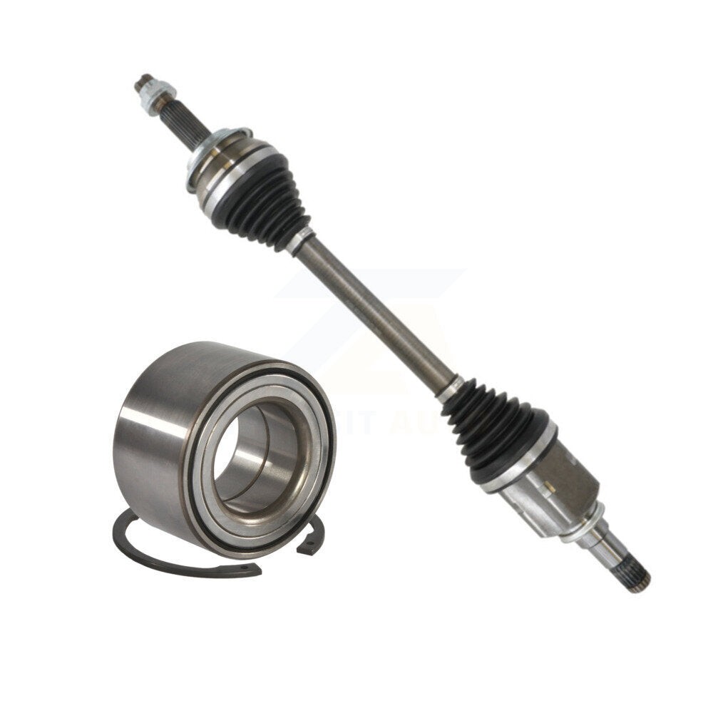 Kugel Front Left (Driver Side) CV Axle Drive Shaft] Complete Assembly And Wheel Bearing Kit For 2017-2018 Toyota Corolla iM Hatchback with FWD 1.8L KN7-101026