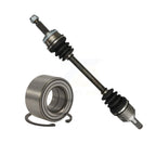 Kugel Front Left (Driver Side) CV Axle Drive Shaft] Complete Assembly And Wheel Bearing Kit For Hyundai Accent Kia Rio Rio5 Manual transmission KN7-101032