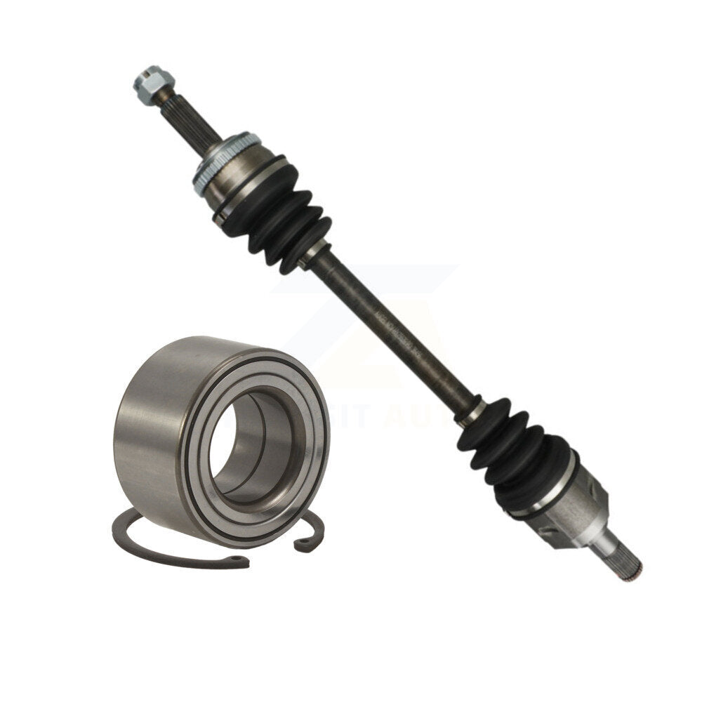 Kugel Front Left (Driver Side) CV Axle Drive Shaft] Complete Assembly And Wheel Bearing Kit For Hyundai Accent Kia Rio Rio5 Manual transmission KN7-101032