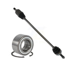 Kugel Front Left (Driver Side) CV Axle Drive Shaft] Complete Assembly And Wheel Bearing Kit For 1998-2002 Honda Accord 2.3L with Automatic transmission KN7-101040