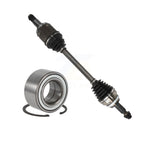 Kugel Front Left (Driver Side) CV Axle Drive Shaft] Complete Assembly And Wheel Bearing Kit For 2017-2020 Toyota Sienna FWD AWD with 3.5L Automatic transmission KN7-101049