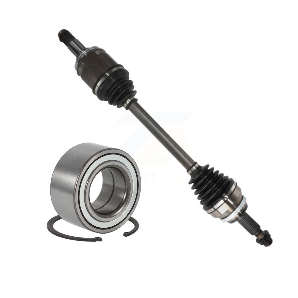 Kugel Front Left (Driver Side) CV Axle Drive Shaft] Complete Assembly And Wheel Bearing Kit For 2017-2020 Toyota Sienna FWD AWD with 3.5L Automatic transmission KN7-101049