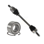 Kugel Front Left (Driver Side) CV Axle Drive Shaft] Complete Assembly And Wheel Bearing Kit For 2014-2015 Hyundai Tucson FWD with 2.0L Automatic transmission KN7-101051