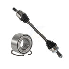 Kugel Front Left (Driver Side) CV Axle Drive Shaft] Complete Assembly And Wheel Bearing Kit For 2016-2017 Hyundai Tucson FWD with 2.0L Automatic transmission KN7-101052