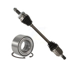 Kugel Front Left (Driver Side) CV Axle Drive Shaft] Complete Assembly And Wheel Bearing Kit For 2016-2017 Hyundai Tucson AWD with 2.0L Automatic transmission KN7-101054