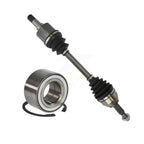 Kugel Front Left (Driver Side) CV Axle Drive Shaft] Complete Assembly And Wheel Bearing Kit For 2010-2013 Ford Transit Connect 2.0L KN7-101059