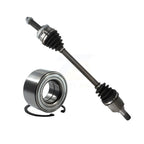 Kugel Front Left (Driver Side) CV Axle Drive Shaft] Complete Assembly And Wheel Bearing Kit For 2009-2012 Hyundai Elantra Hatchback with 2.0L KN7-101067