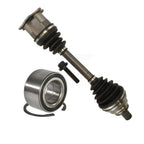 Kugel Front Left (Driver Side) CV Axle Drive Shaft] Complete Assembly And Wheel Bearing Kit For Volkswagen Jetta Audi TT Quattro KN7-101072