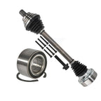 Kugel Front Left (Driver Side) CV Axle Drive Shaft] Complete Assembly And Wheel Bearing Kit For Volkswagen Jetta Vin K (8th digit) KN7-101074