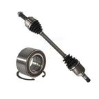 Kugel Front Left (Driver Side) CV Axle Drive Shaft] Complete Assembly And Wheel Bearing Kit For Mazda 6 KN7-101082