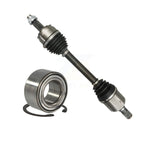 Kugel Front Left (Driver Side) CV Axle Drive Shaft] Complete Assembly And Bearing Kit For 2017 Jeep Compass AWD with 2.4L Automatic transmission 3.73 ratio (final drive ratio) New Style KN7-101083