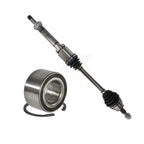 Kugel Front Right (Passenger Side) CV Axle Drive Shaft] Complete Assembly And Wheel Bearing Kit For Ford Transit Connect 2.5L KN7-101089