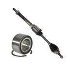 Kugel Front Right (Passenger Side) CV Axle Drive Shaft] Complete Assembly And Wheel Bearing Kit For Ford Escape KN7-101090