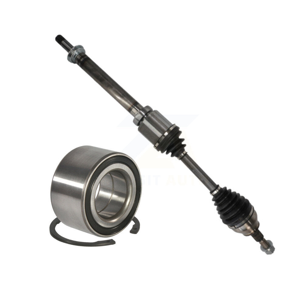 Kugel Front Right (Passenger Side) CV Axle Drive Shaft] Complete Assembly And Wheel Bearing Kit For Ford Escape KN7-101090