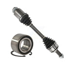 Kugel Front Right (Passenger Side) CV Axle Drive Shaft] Complete Assembly And Wheel Bearing Kit For Honda Civic KN7-101101