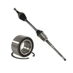 Kugel Front Right (Passenger Side) CV Axle Drive Shaft] Complete Assembly And Wheel Bearing Kit For 2015 Ford Edge AWD with 2.0L Turbocharged GAS engine KN7-101105