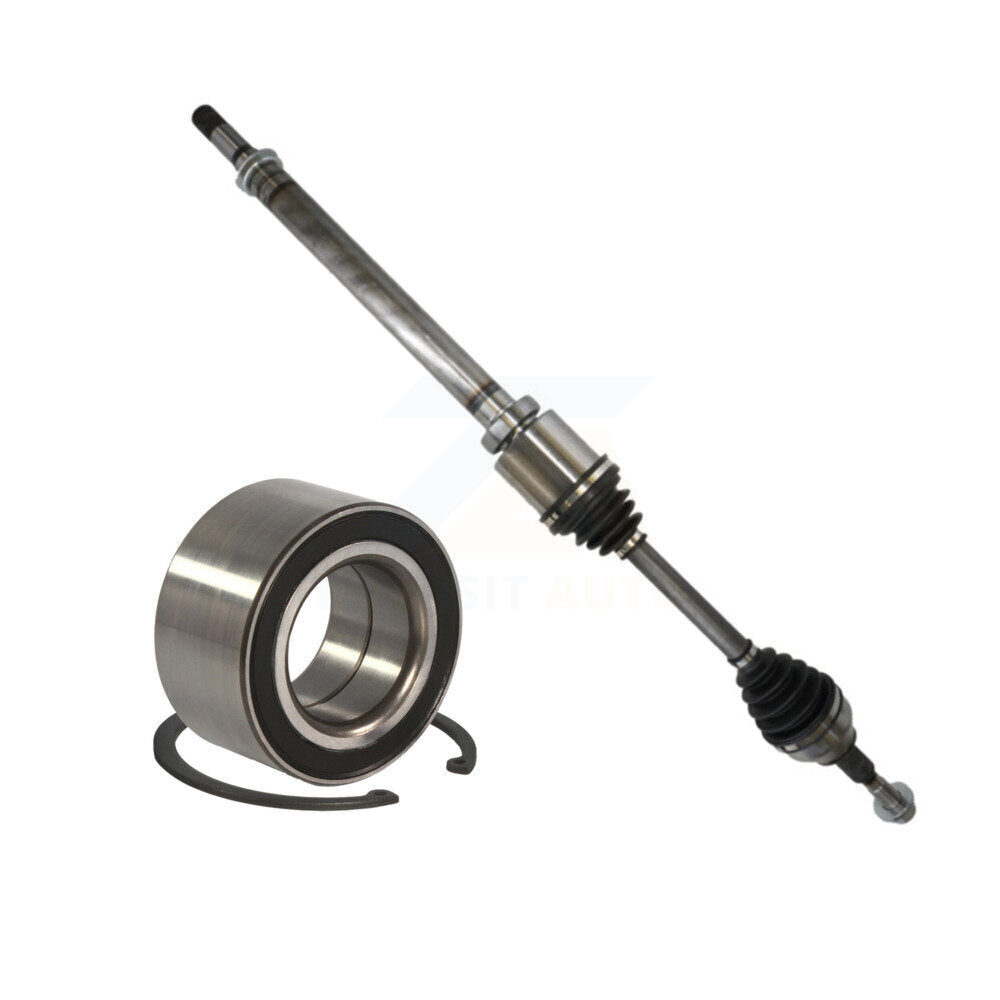 Kugel Front Right (Passenger Side) CV Axle Drive Shaft] Complete Assembly And Wheel Bearing Kit For Ford Edge KN7-101106