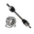 Kugel Front Right (Passenger Side) CV Axle Drive Shaft] Complete Assembly And Wheel Bearing Kit For Honda Accord KN7-101107