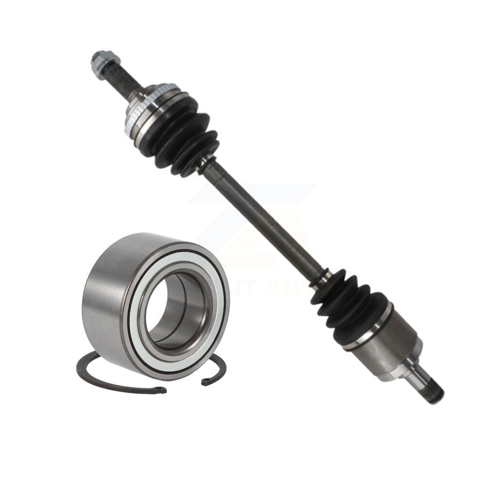Kugel Front Right (Passenger Side) CV Axle Drive Shaft] Complete Assembly And Wheel Bearing Kit For Honda Accord KN7-101107