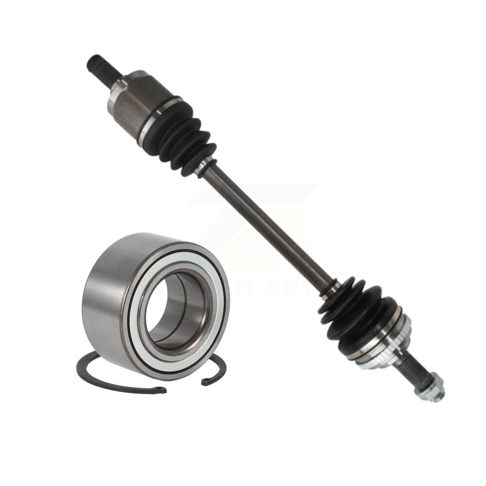 Kugel Front Right (Passenger Side) CV Axle Drive Shaft] Complete Assembly And Wheel Bearing Kit For Honda Accord Acura TL CL KN7-101108