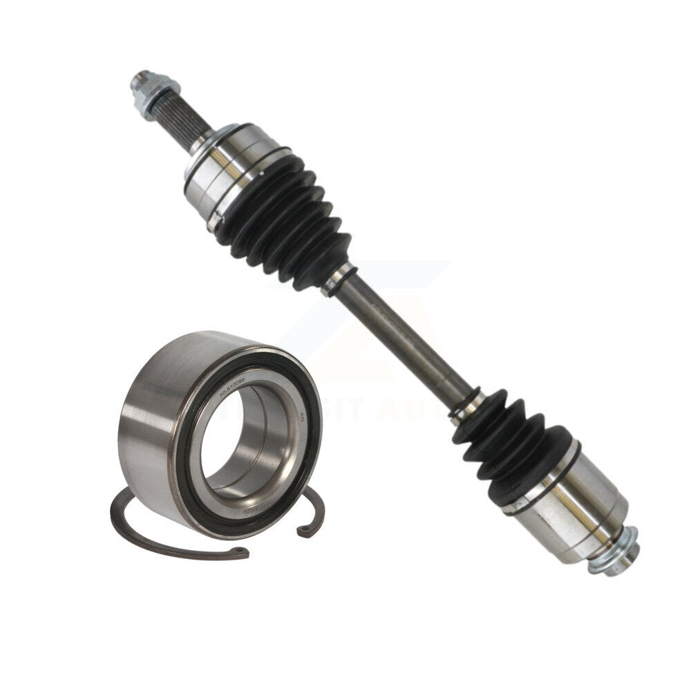 Kugel Front Right (Passenger Side) CV Axle Drive Shaft] Complete Assembly And Wheel Bearing Kit For Honda Accord Acura TSX KN7-101113
