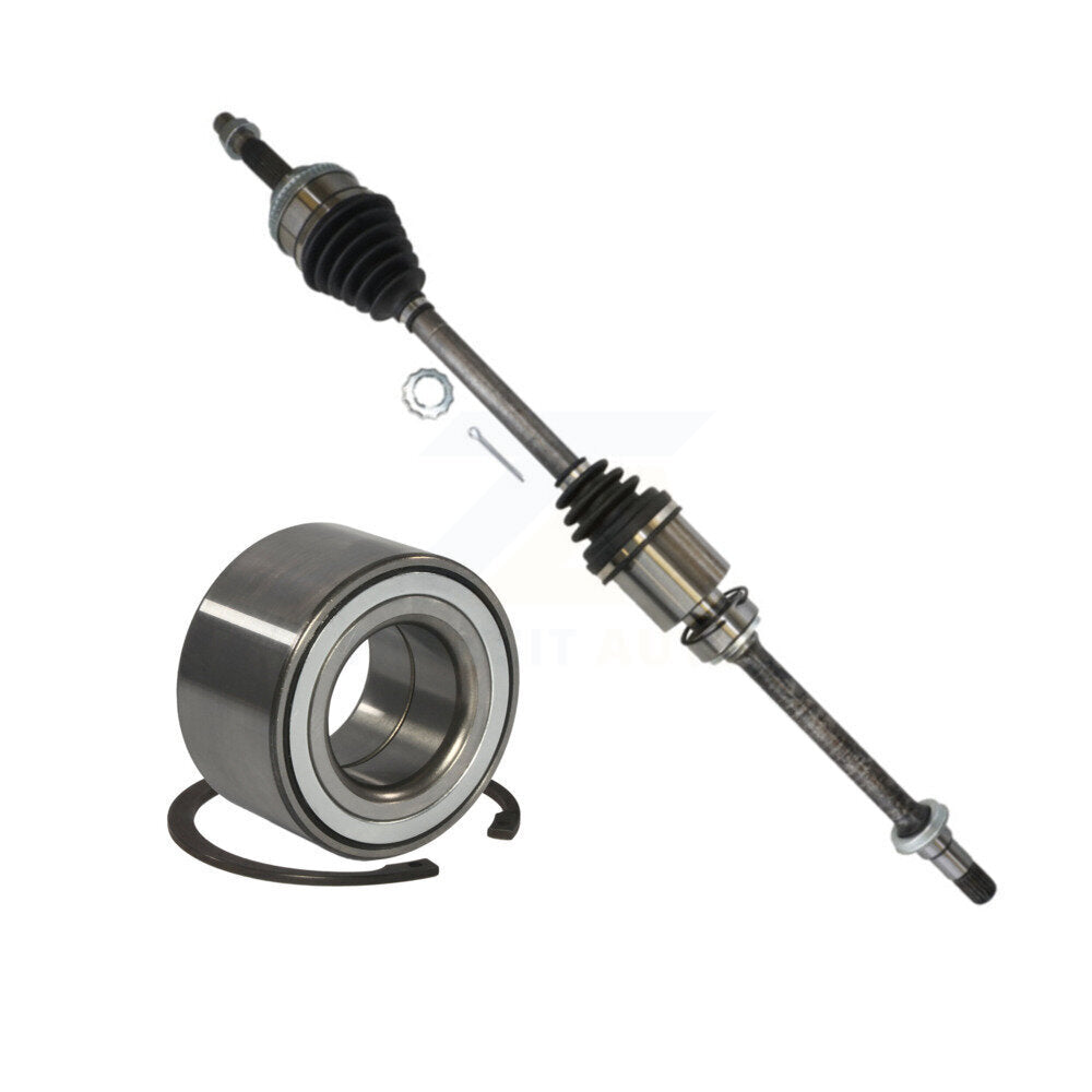 Kugel Front Right (Passenger Side) CV Axle Drive Shaft] Complete Assembly And Wheel Bearing Kit For Toyota Camry Solara KN7-101120