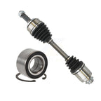 Kugel Front Right (Passenger Side) CV Axle Drive Shaft] Complete Assembly And Wheel Bearing Kit For 2004-2008 Acura TSX 2.4L Primary Design KN7-101127