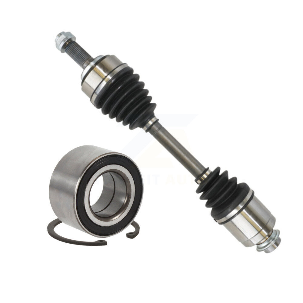 Kugel Front Right (Passenger Side) CV Axle Drive Shaft] Complete Assembly And Wheel Bearing Kit For 2004-2008 Acura TSX 2.4L Primary Design KN7-101127