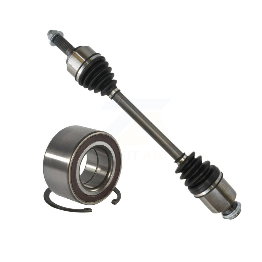Kugel Front Right (Passenger Side) CV Axle Drive Shaft] Complete Assembly And Wheel Bearing Kit For Mazda 6 KN7-101129