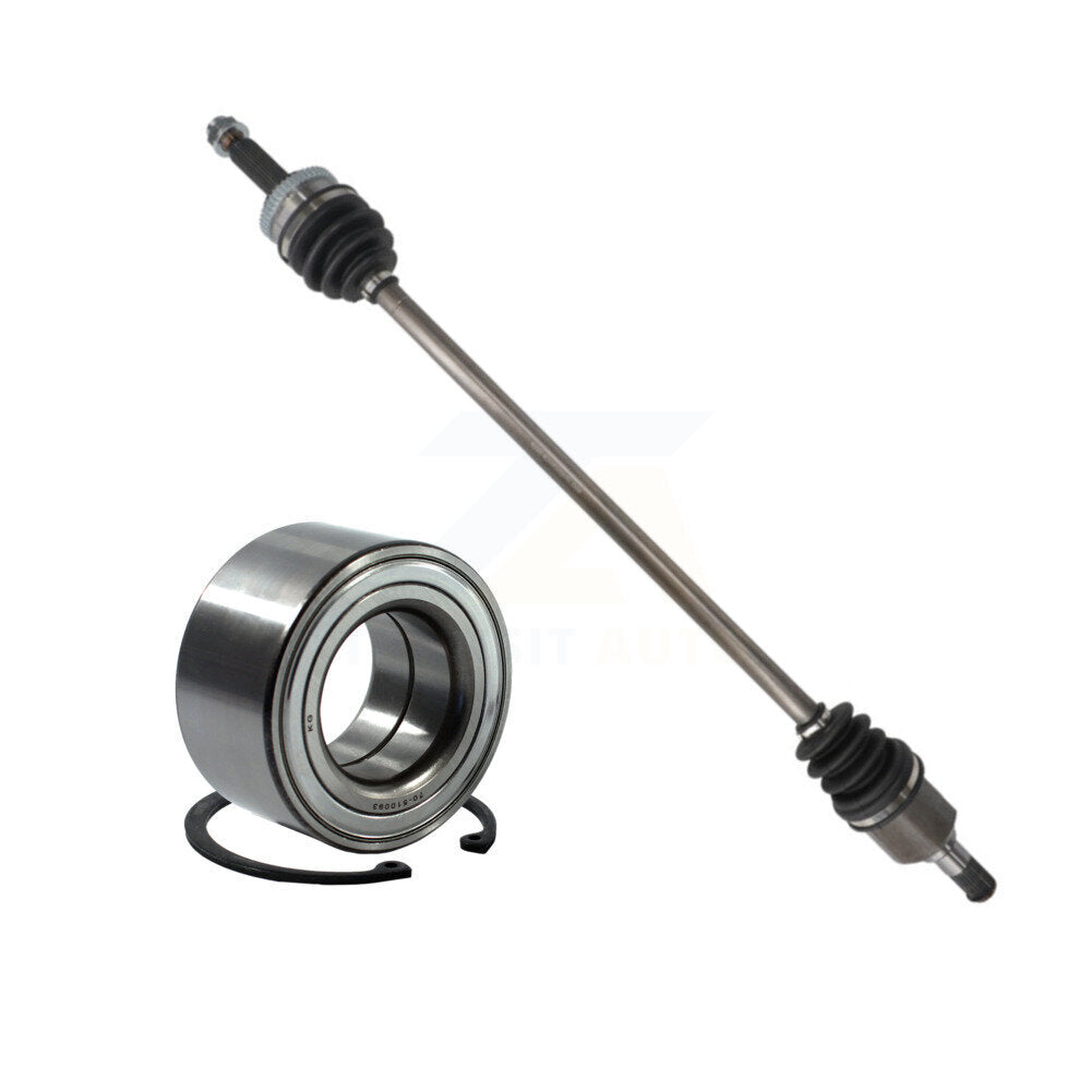 Kugel Front Right (Passenger Side) CV Axle Drive Shaft] Complete Assembly And Wheel Bearing Kit For Hyundai Elantra GT KN7-101130