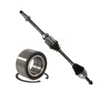 Kugel Front Right (Passenger Side) CV Axle Drive Shaft] Complete Assembly And Wheel Bearing Kit For Toyota Camry KN7-101131