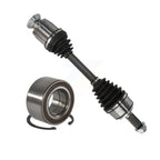 Kugel Front Right (Passenger Side) CV Axle Drive Shaft] Complete Assembly And Wheel Bearing Kit For 2007-2012 Acura RDX Primary Design KN7-101133