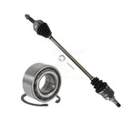 Kugel Front Right (Passenger Side) CV Axle Drive Shaft] Complete Assembly And Wheel Bearing Kit For 1990-1993 Toyota Celica ST with Manual transmission KN7-101135