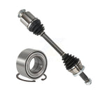 Kugel Front Right (Passenger Side) CV Axle Drive Shaft] Complete Assembly And Wheel Bearing Kit For 2016-2017 Hyundai Tucson AWD with 2.0L Automatic transmission KN7-101137