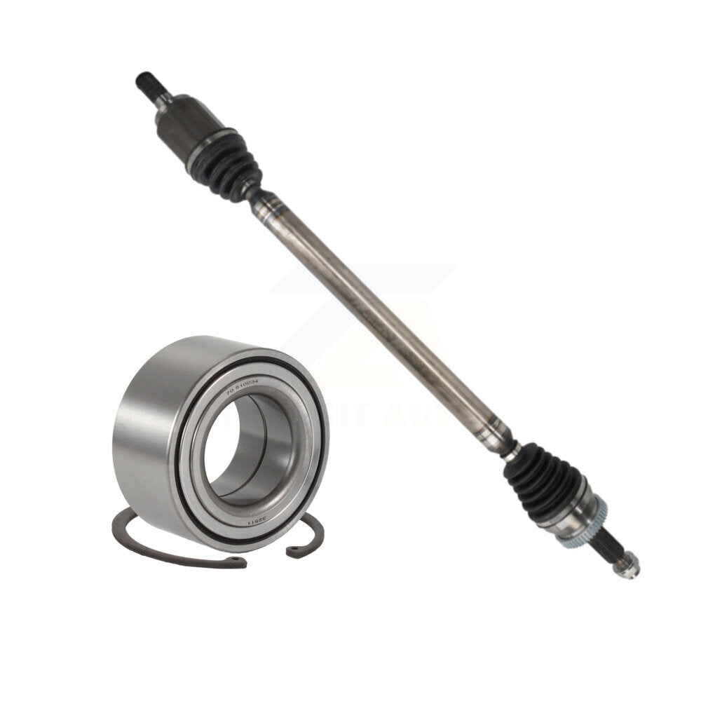 Kugel Front Right (Passenger Side) CV Axle Drive Shaft] Complete Assembly And Wheel Bearing Kit For Hyundai Tucson KN7-101138