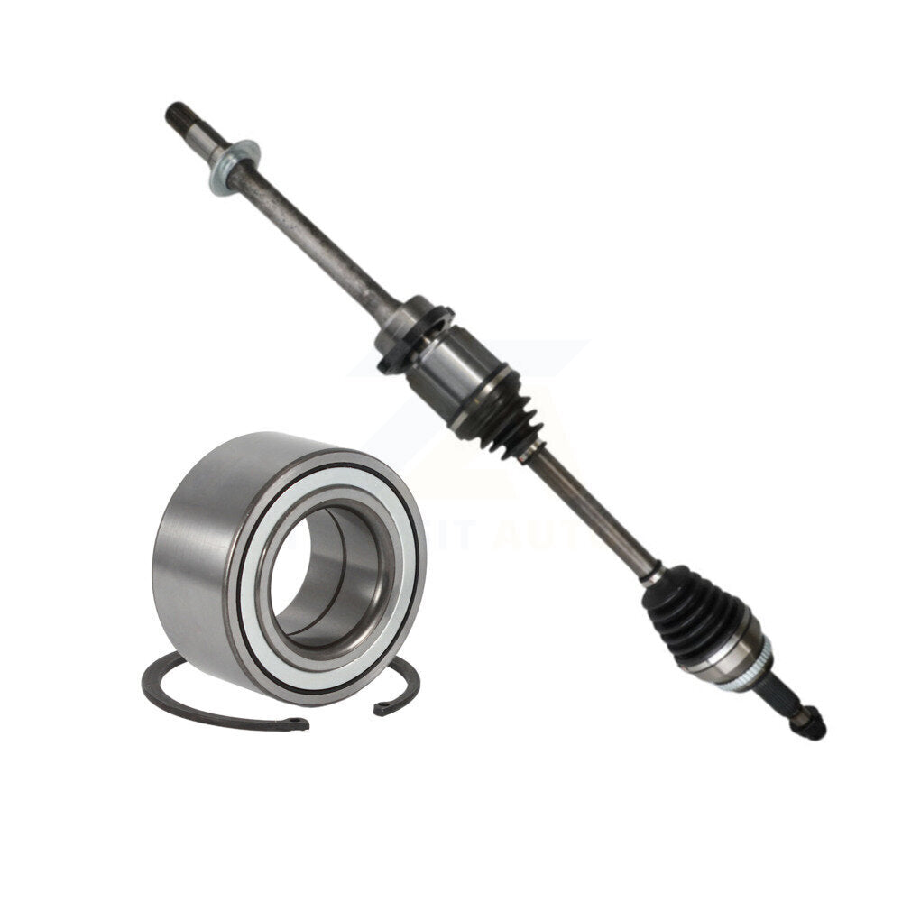 Kugel Front Right (Passenger Side) CV Axle Drive Shaft] Complete Assembly And Bearing Kit For 2017-2019 Toyota Highlander FWD with 3.5L GAS engine Automatic transmission VIN Z (5th Digit) KN7-101142
