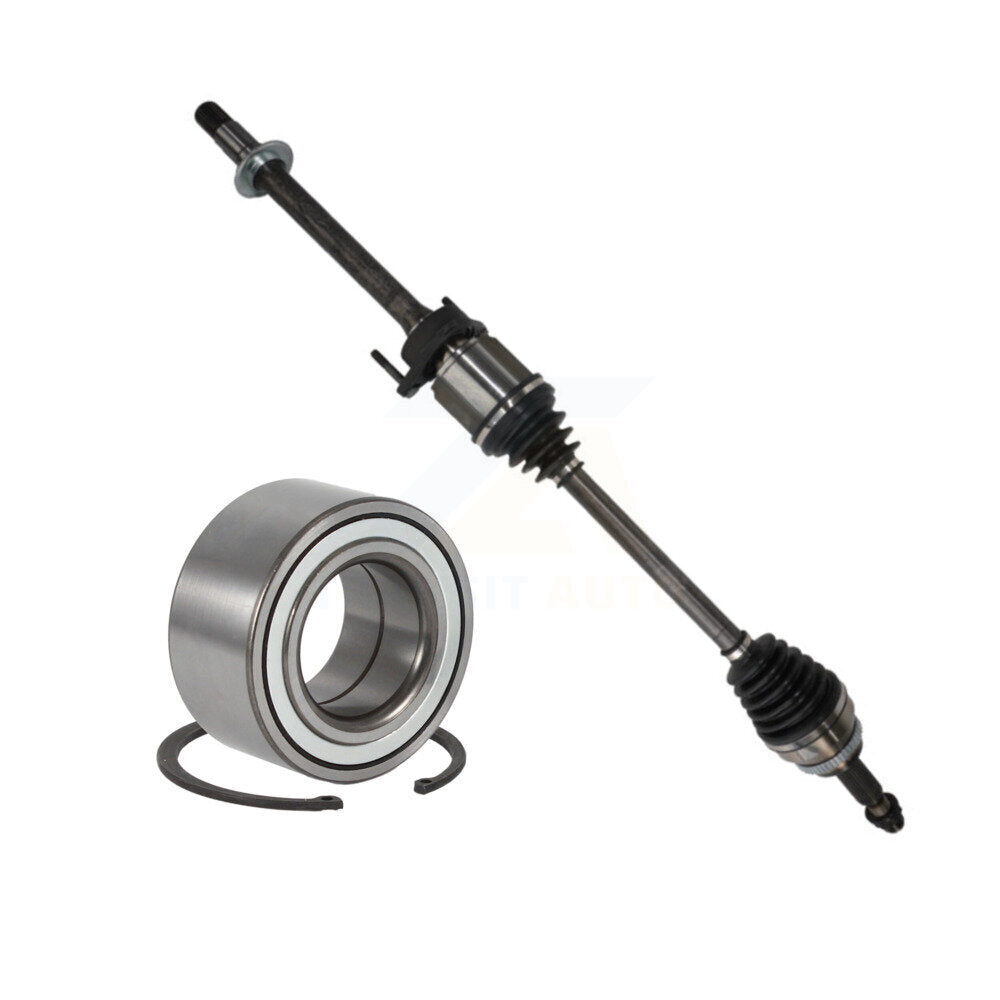 Kugel Front Right (Passenger Side) CV Axle Drive Shaft] Complete Assembly And Wheel Bearing Kit For 2017-2020 Toyota Sienna FWD with 3.5L Automatic transmission KN7-101144