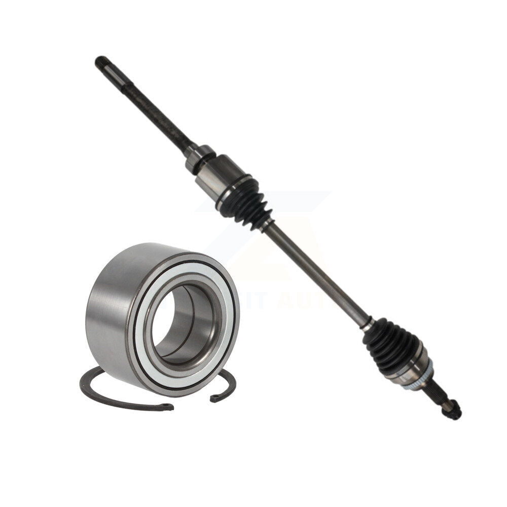 Kugel Front Right (Passenger Side) CV Axle Drive Shaft] Complete Assembly And Wheel Bearing Kit For 2011-2020 Toyota Sienna AWD with 3.5L Primary Design KN7-101145