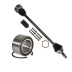 Kugel Front Right (Passenger Side) CV Axle Drive Shaft] Complete Assembly And Wheel Bearing Kit For Volkswagen Jetta Golf City Beetle KN7-101147