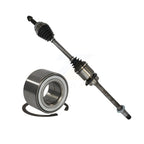 Kugel Front Right (Passenger Side) CV Axle Drive Shaft] Complete Assembly And Wheel Bearing Kit For 2001-2005 Toyota RAV4 FWD KN7-101157