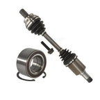 Kugel Front Right (Passenger Side) CV Axle Drive Shaft] Complete Assembly And Wheel Bearing Kit For Mercedes-Benz C300 C350 E350 E400 KN7-101166