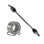 Kugel Front Right (Passenger Side) CV Axle Drive Shaft] Complete Assembly And Wheel Bearing Kit For 2015 Hyundai Sonata 2.4L with FULL HYBRID EV-GAS (FHEV) engine VIN F (8th digit) KN7-101167