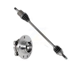 Kugel Front Right (Passenger Side) CV Axle Drive Shaft And Complete Wheel Hub Bearing Assembly Kit For 2017 Jeep Compass MP body code with FWD 2.0L Automatic CVT transmission Primary Design KN7-101169