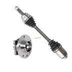 Kugel Front Right (Passenger Side) CV Axle Drive Shaft And Complete Wheel Hub Bearing Assembly Kit For 2017 Jeep Compass MP body code with FWD 2.4L Classic Style Primary Design KN7-101170