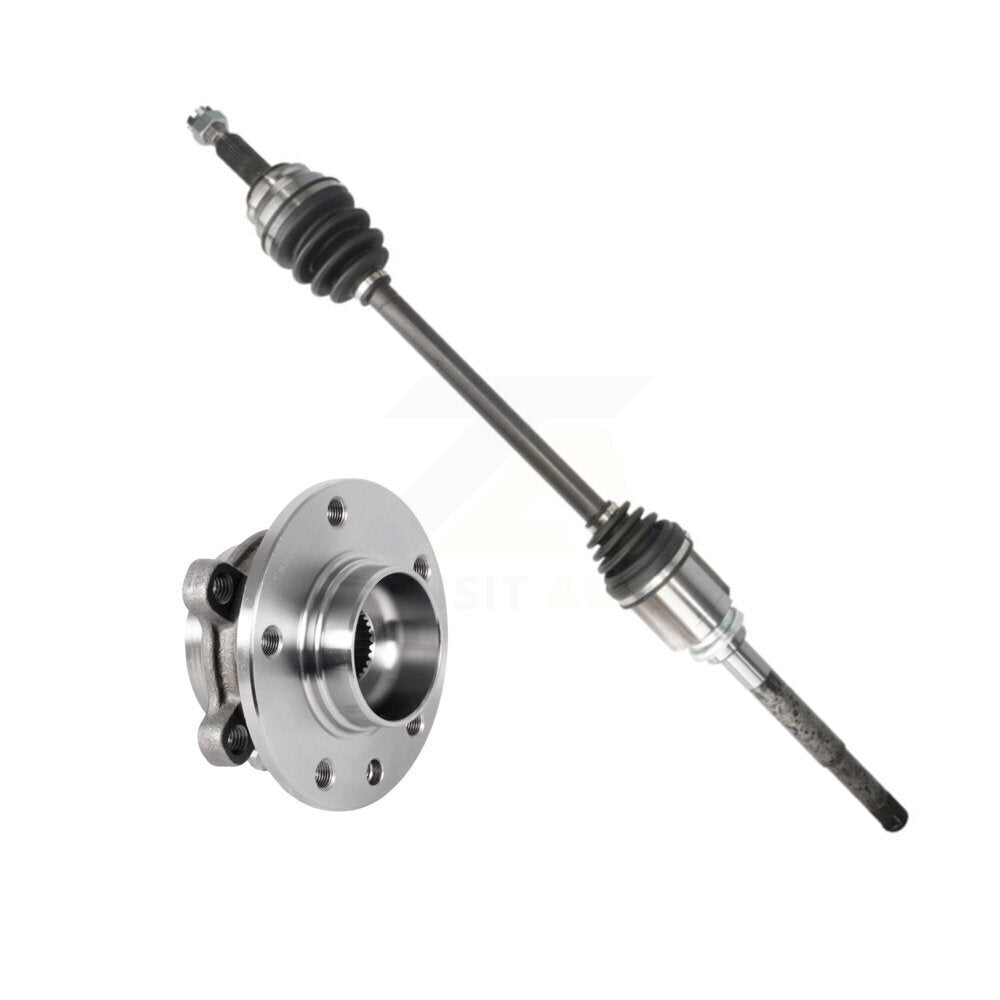 Kugel Front Right (Passenger Side) CV Axle Drive Shaft And Hub Bearing Kit For 2017 Jeep Compass MP body code with 4WD Manual transmission 1 pc ( Male Inner Joint ) Primary Design KN7-101171